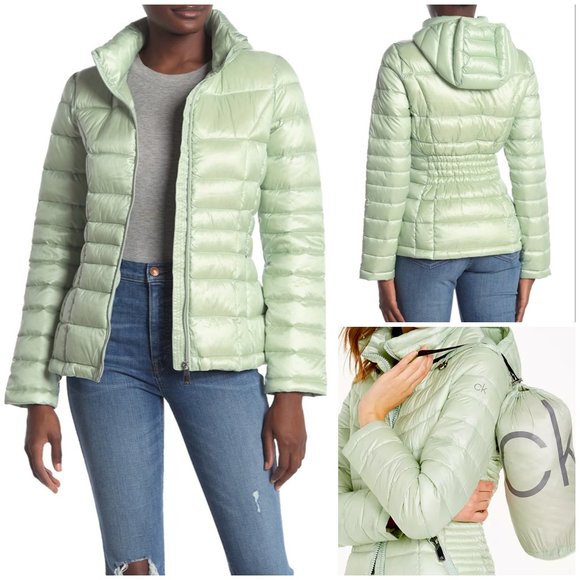 calvin klein premium down packable jacket